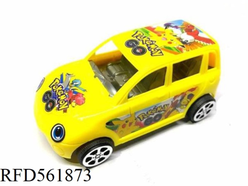 SLIDING CARTOON CAR