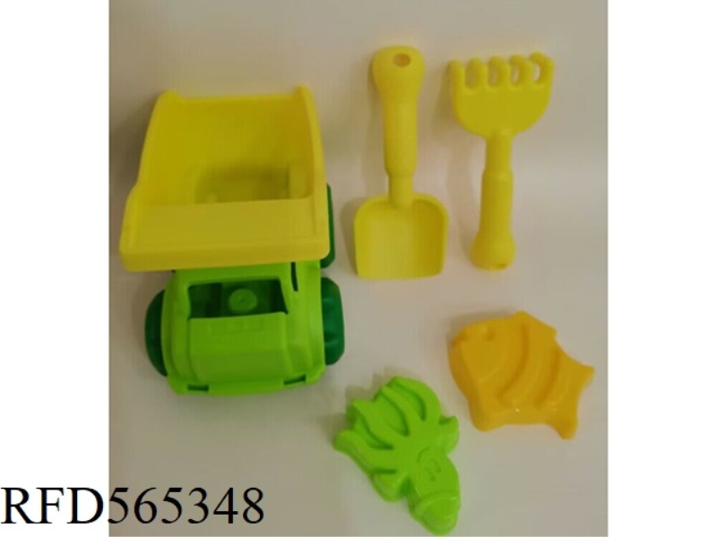 Beach toys(1pcs truck+4pcs tools )