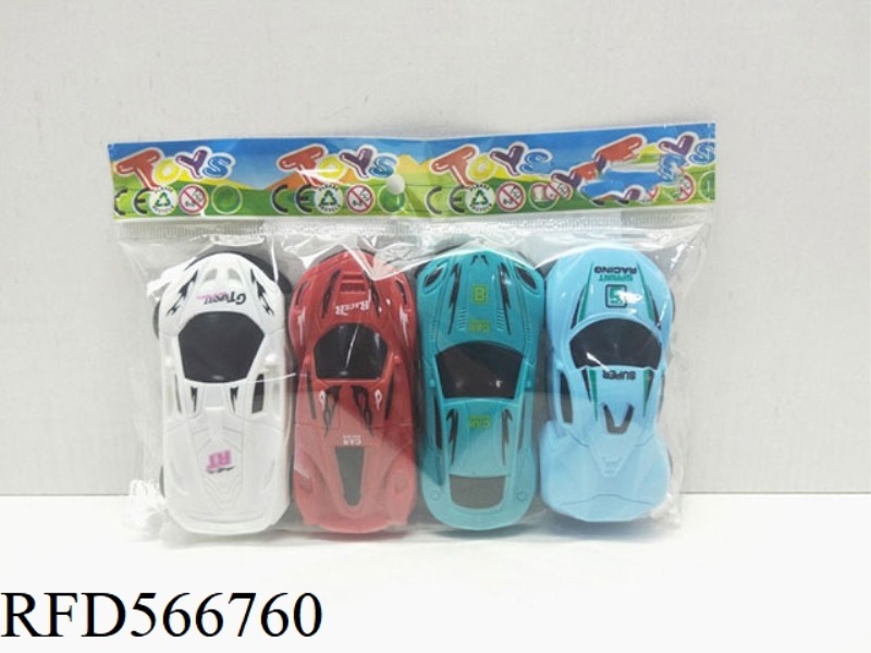 4 SLIDING SIMULATION SPORTS CARS