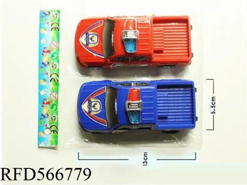 TAXI POLICE CAR 2 PACK