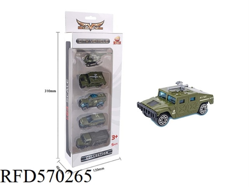MILITARY ALLOY CAR SERIES 1:64 TAXI