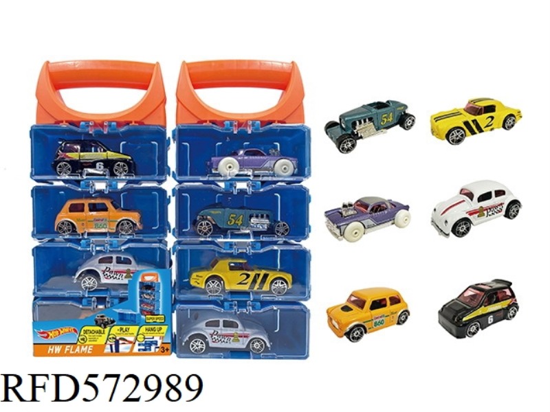 1:64 HOT WHEELS ALLOY CAR DIY HANDLE BOX 4 PIECES