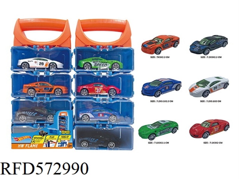 1:64 HOT WHEELS ALLOY CAR DIY HANDLE BOX 4 PIECES