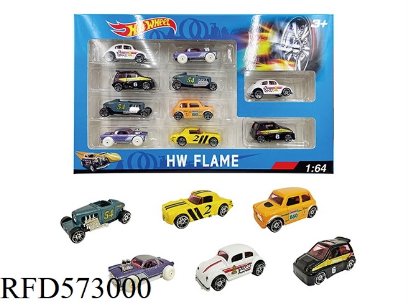 1:64 HOT WHEELS 6 CAR WINDOW BOX (INFRINGEMENT)