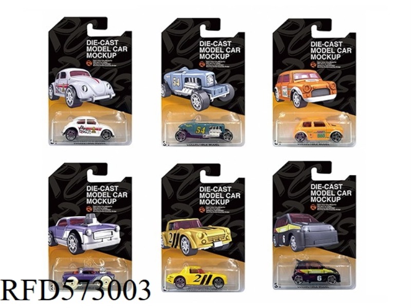 1:64 ALLOY CAR 6 PIECES