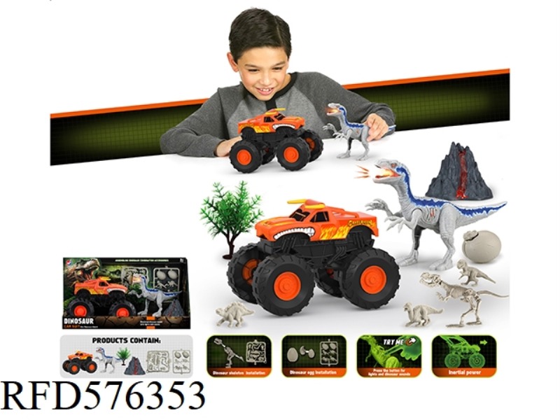DINOSAUR SCENE SET