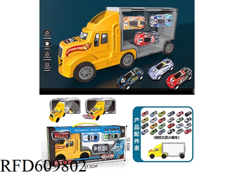 CARD HEAD YELLOW. CONTAINER STORAGE CAR