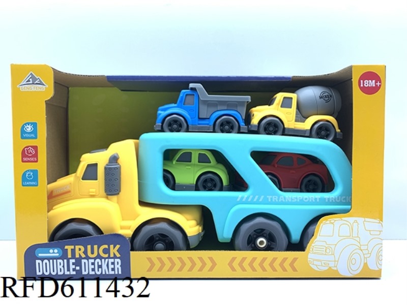 SLIDING TRACTOR TRANSPORTER (WITH 4 SCOOTERS)