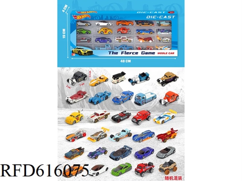 1:64 SLIDING SMALL SPORTS CAR 20 ONLY LOADED