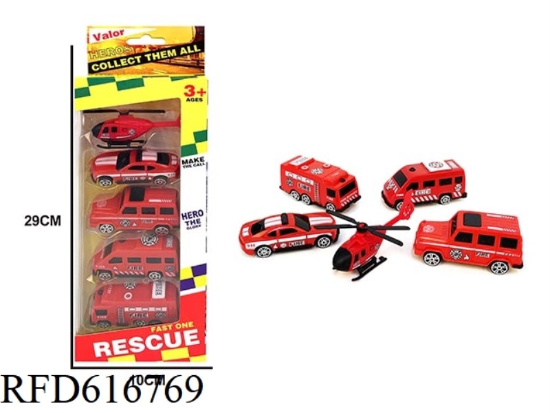 5 SLIDING FIRE ENGINES