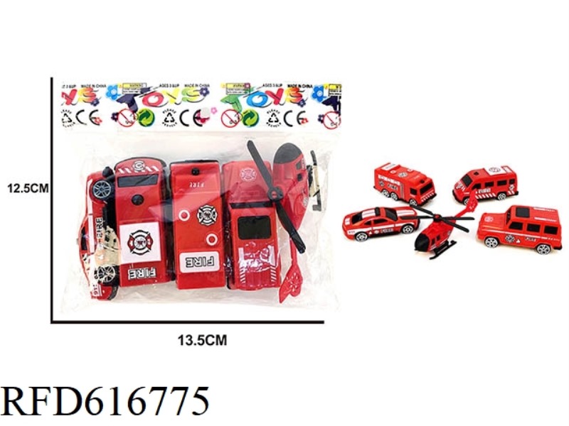 5 SLIDING FIRE ENGINES