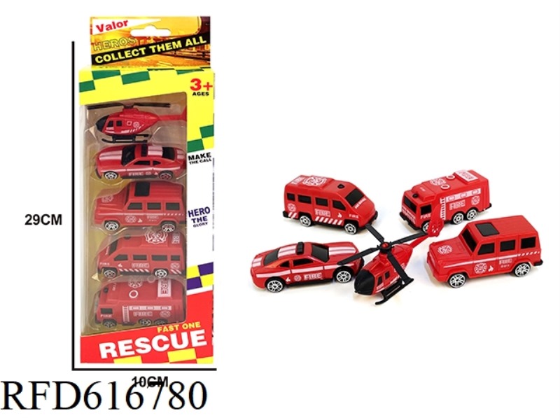 5 SLIDING FIRE ENGINES