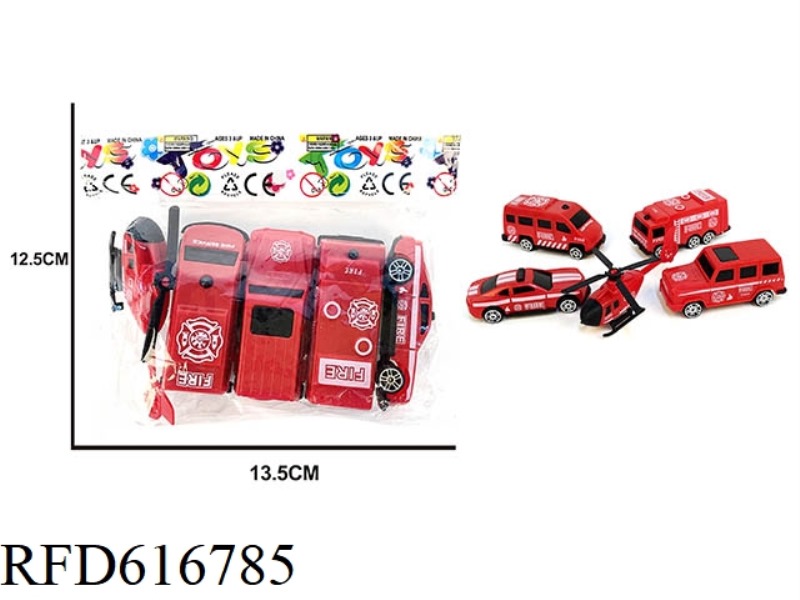5 SLIDING FIRE ENGINES