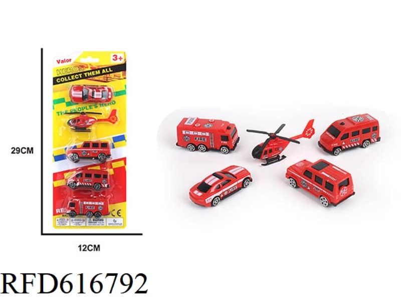 5 SLIDING FIRE ENGINES