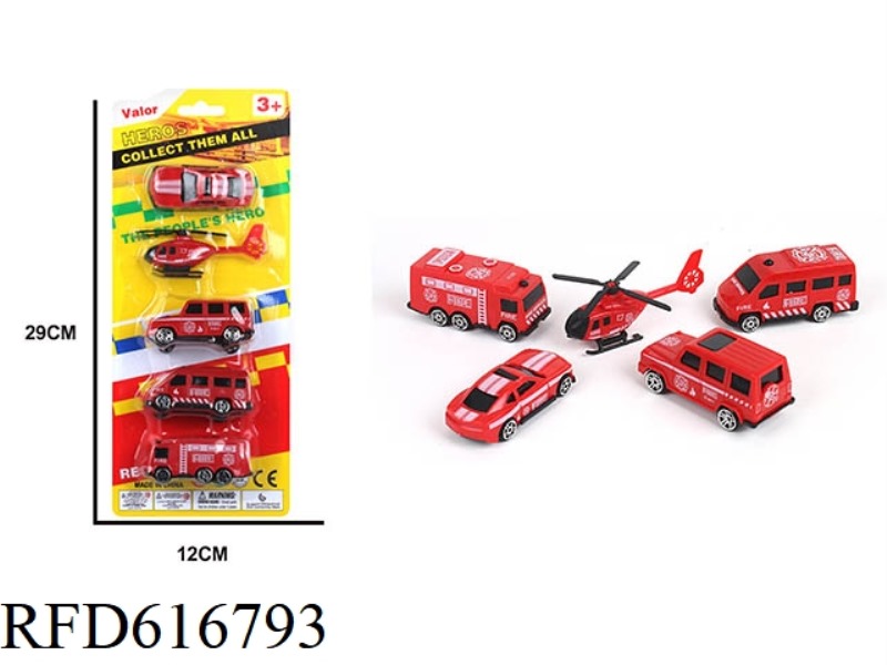 5 SLIDING FIRE ENGINES