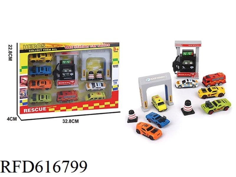GAS STATION PACKAGE +7 TAXI ONLY CAR