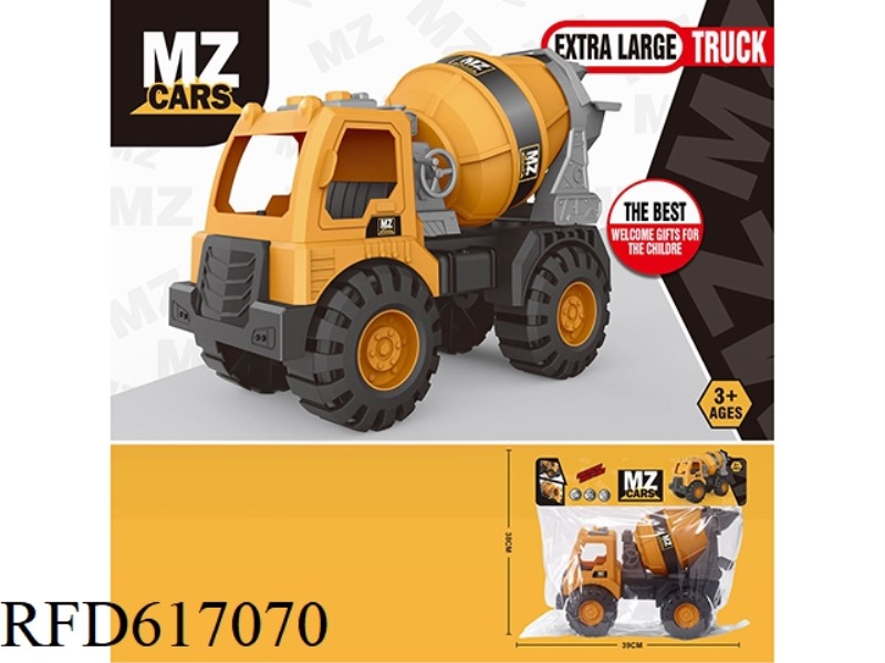 SUPER LARGE SLIDING CEMENT MIXING ENGINEERING TRUCK