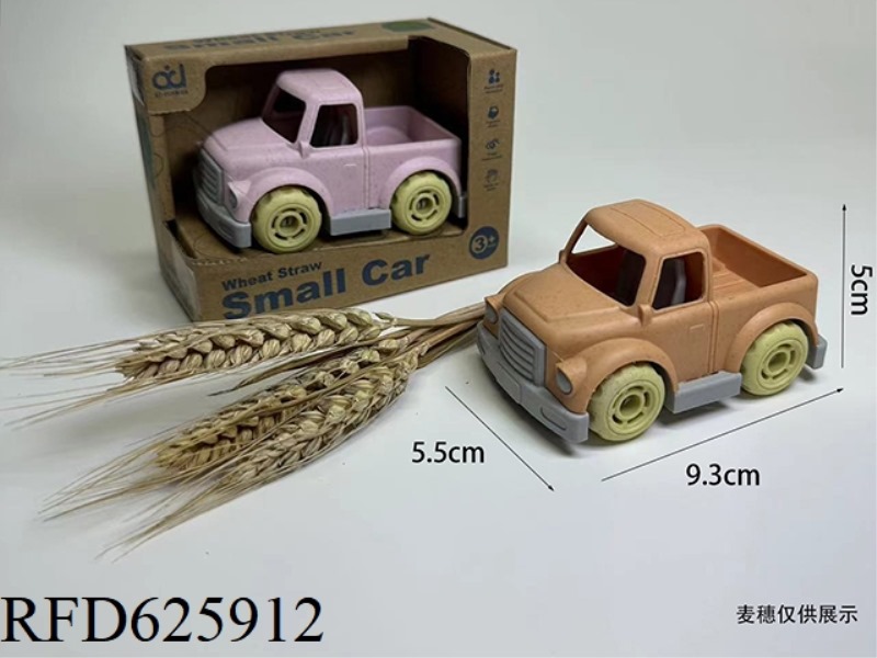 STRAW SLIDING CARTOON TRUCK (PICKUP TRUCK)