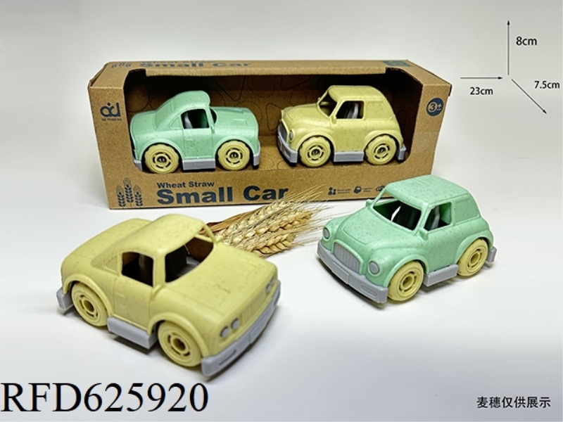 STRAW SLIDING CARTOON CAR (TAXI + CAR)