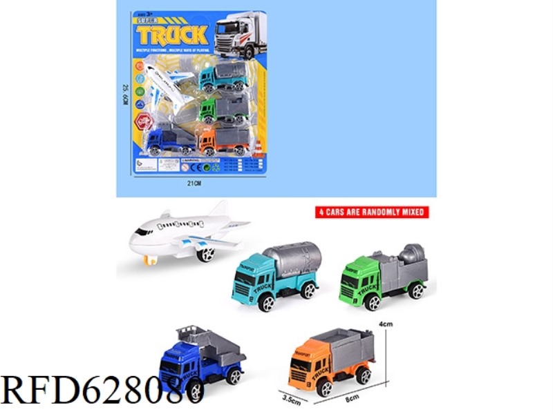 TAXI AIRPORT TRANSPORT VEHICLE 4 CARS +1 PLANE