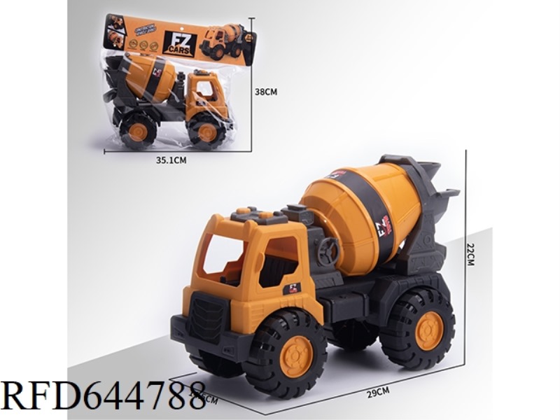 LARGE SLIDING CEMENT MIXING ENGINEERING VEHICLE