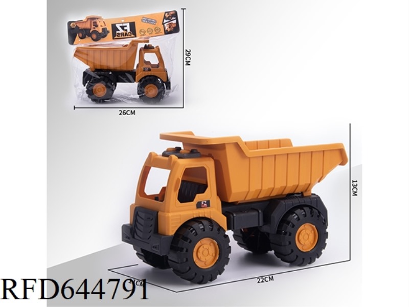 MEDIUM-SIZED SLIDE LOADING DUMP TRUCK