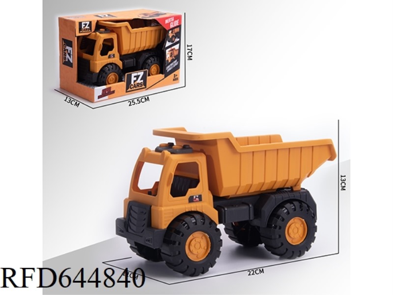 MEDIUM-SIZED SLIDE LOADING DUMP TRUCK