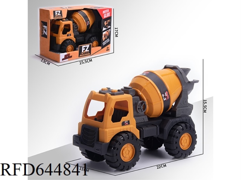 MEDIUM-SIZED SLIDING CEMENT MIXING ENGINEERING VEHICLE