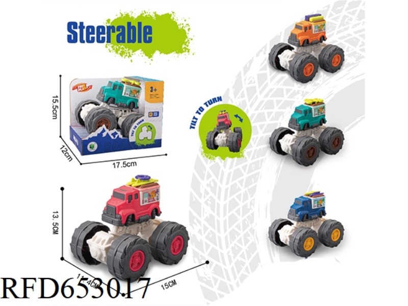TILTING AND ROTATING SERIES OF SLIDING TRAVEL TORSION CAR