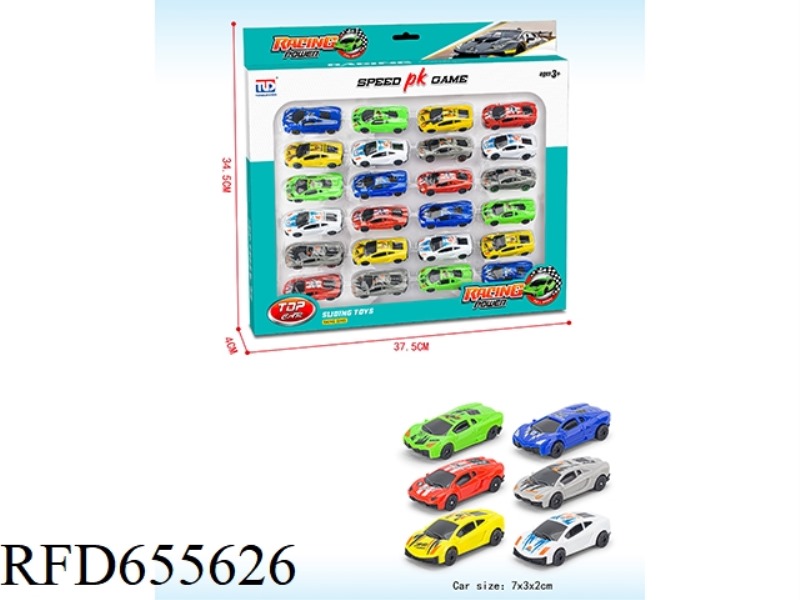 COASTING RACE CAR 24PCS