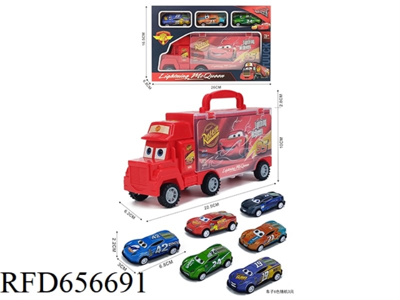 MCQUEEN PORTABLE TAXI CONTAINER TRUCK