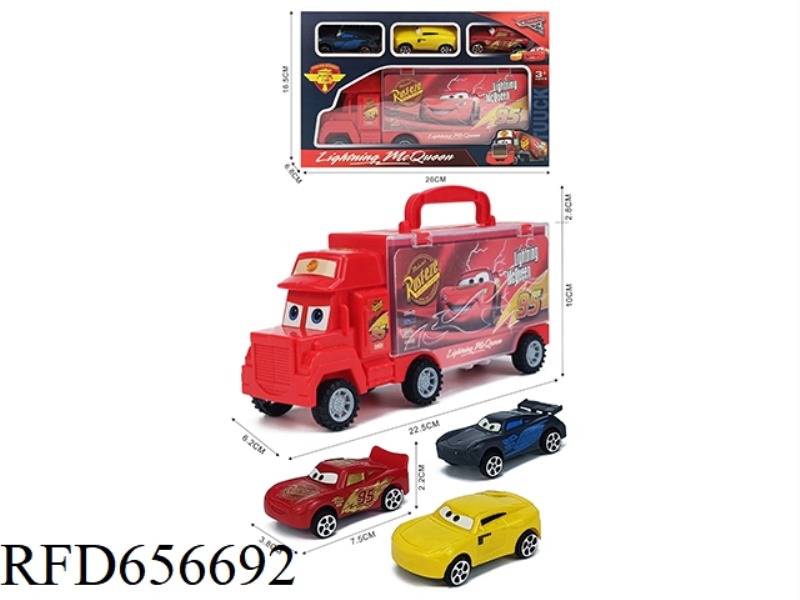 MCQUEEN PORTABLE TAXI CONTAINER TRUCK