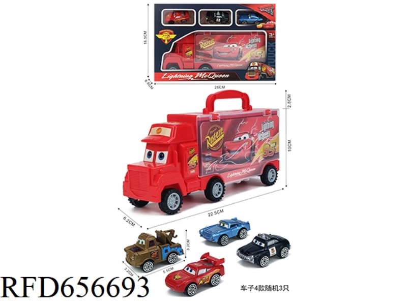 MCQUEEN PORTABLE TAXI CONTAINER TRUCK