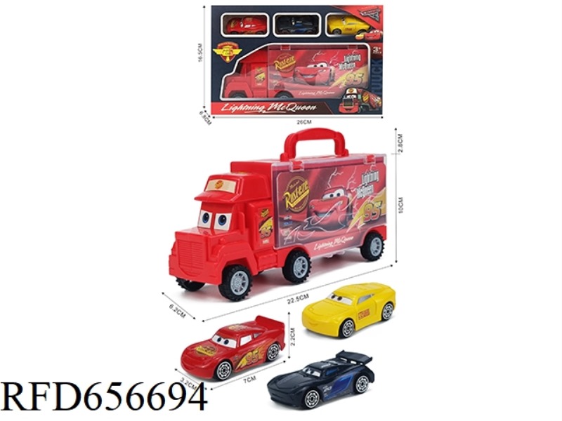 MCQUEEN PORTABLE TAXI CONTAINER TRUCK