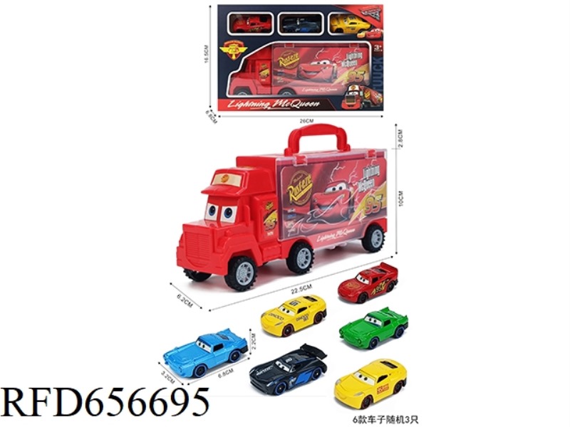 MCQUEEN PORTABLE TAXI CONTAINER TRUCK