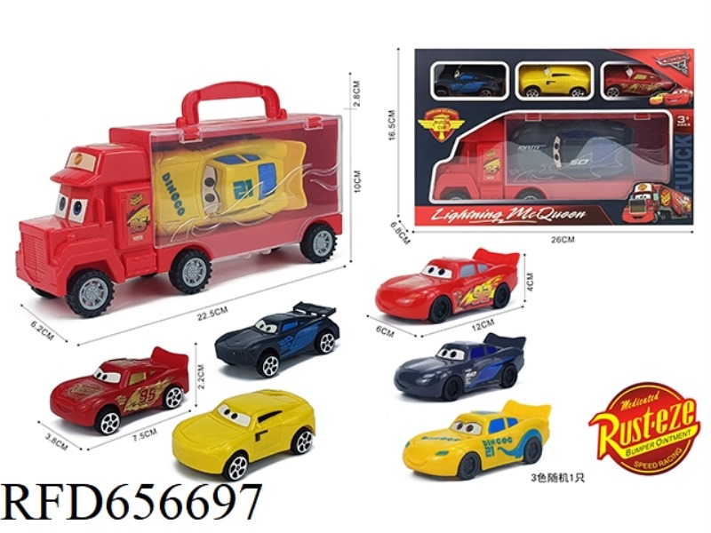 MCQUEEN PORTABLE TAXI CONTAINER TRUCK