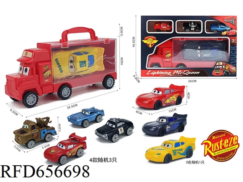 MCQUEEN PORTABLE TAXI CONTAINER TRUCK