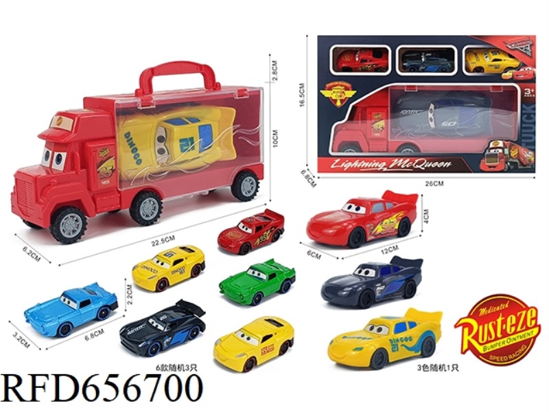 MCQUEEN PORTABLE TAXI CONTAINER TRUCK