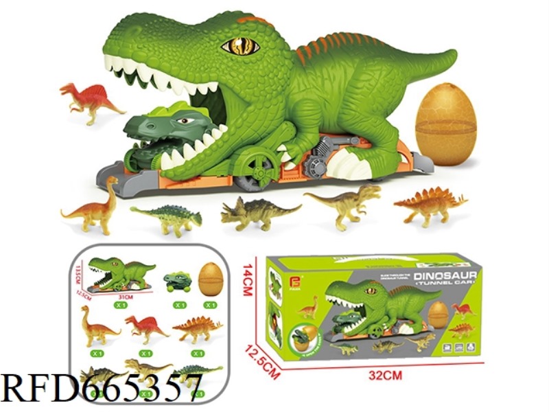SLIDING TOY SCOOTER DINOSAUR SWALLOWING CAR DINOSAUR CAR