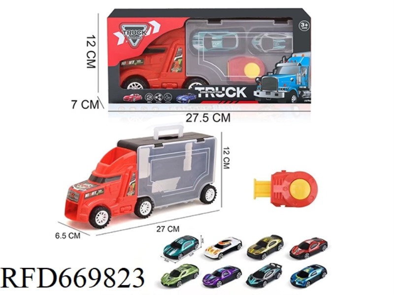PORTABLE CONTAINER STORAGE VEHICLE