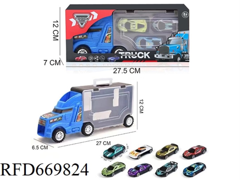 PORTABLE CONTAINER STORAGE VEHICLE