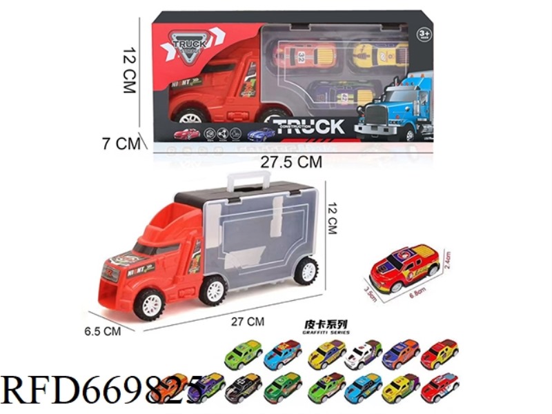 PORTABLE CONTAINER STORAGE VEHICLE