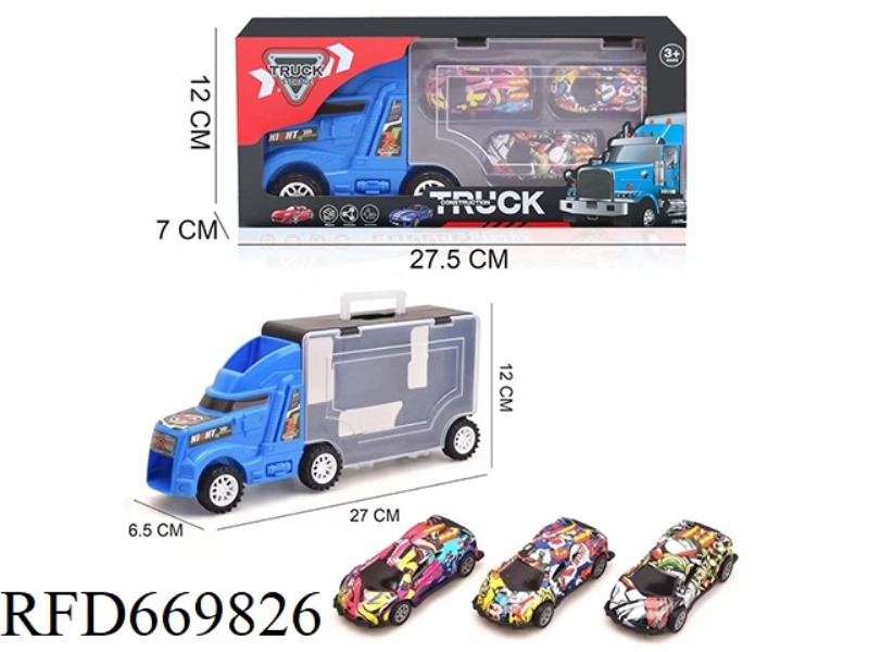 PORTABLE CONTAINER STORAGE VEHICLE