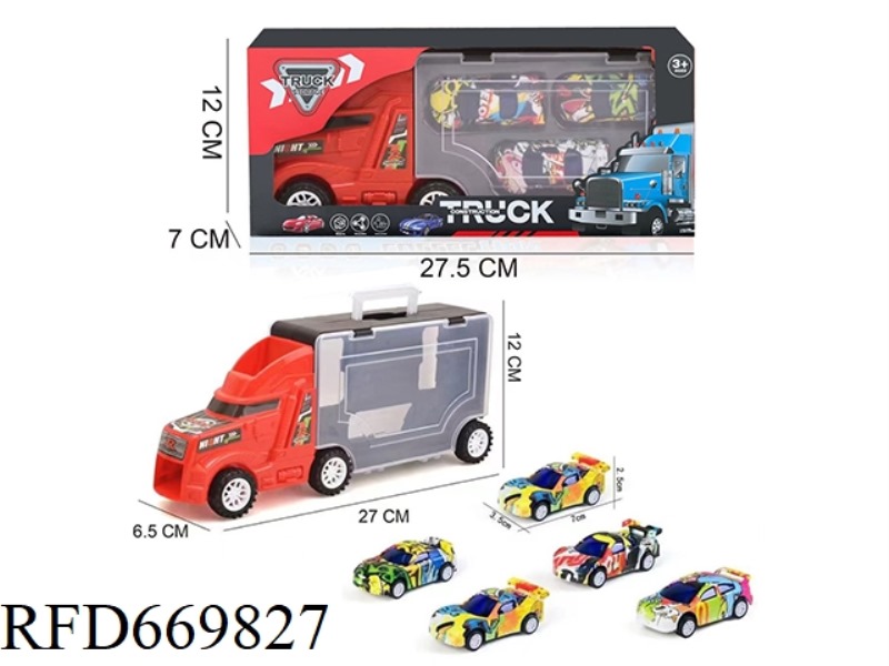 PORTABLE CONTAINER STORAGE VEHICLE