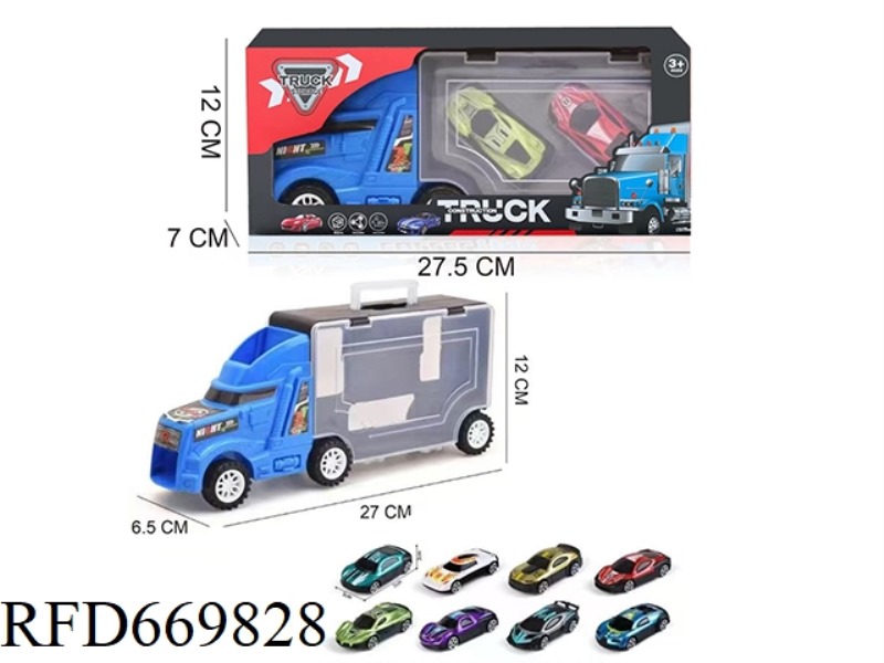 PORTABLE CONTAINER STORAGE VEHICLE