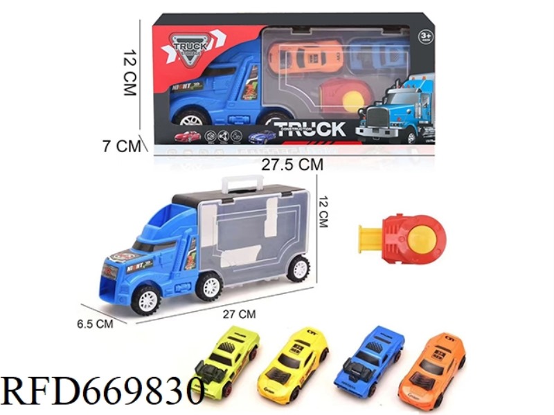 PORTABLE CONTAINER STORAGE VEHICLE