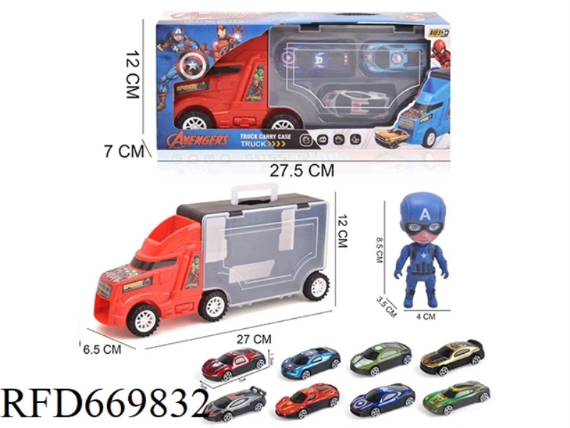 PORTABLE CONTAINER STORAGE VEHICLE
