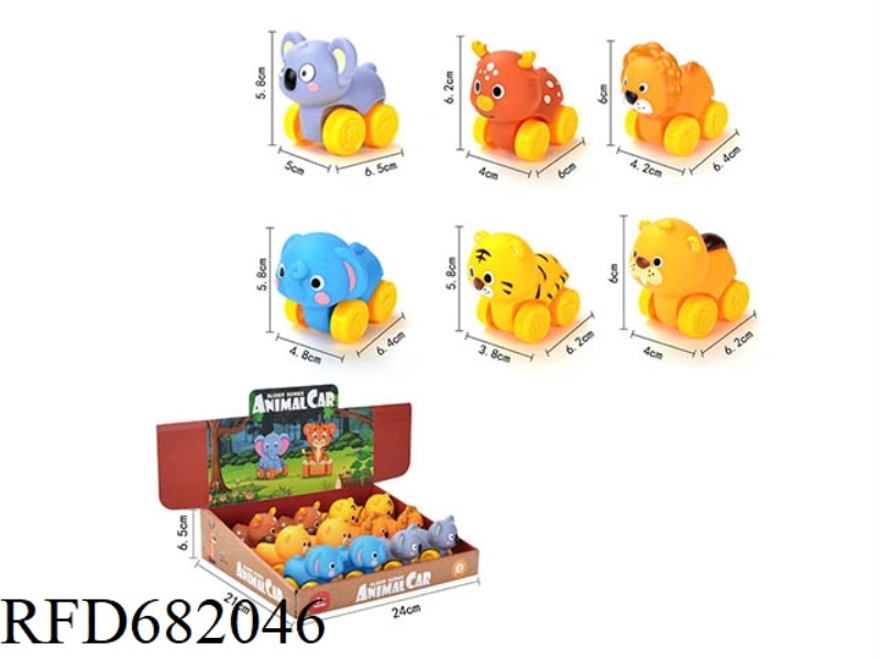 VINYL CARTOON SCOOTER 12PCS