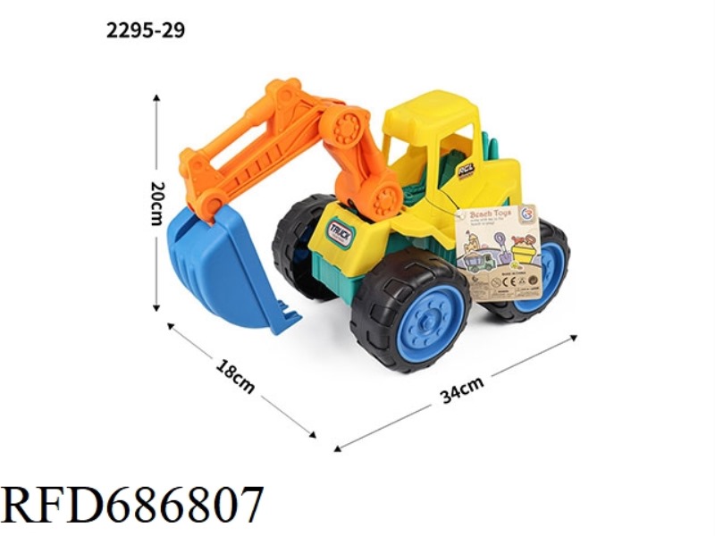 EXCAVATOR ENGINEERING VEHICLE (COASTING