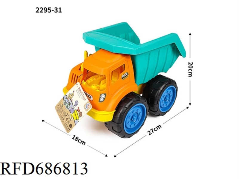 DUMP TRUCK ENGINEERING VEHICLE (COASTING